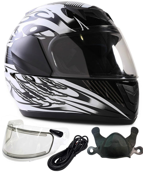 Typhoon Youth Full Face Motorcycle Helmet Kids DOT Street Ships Same