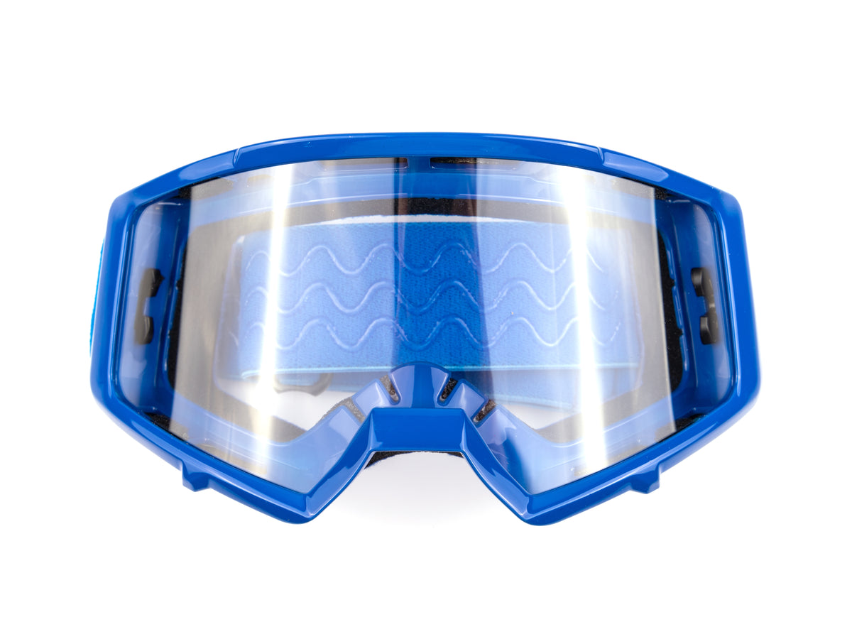 Adult Motocross Goggles & Gloves Blue from Typhoon Helmets
