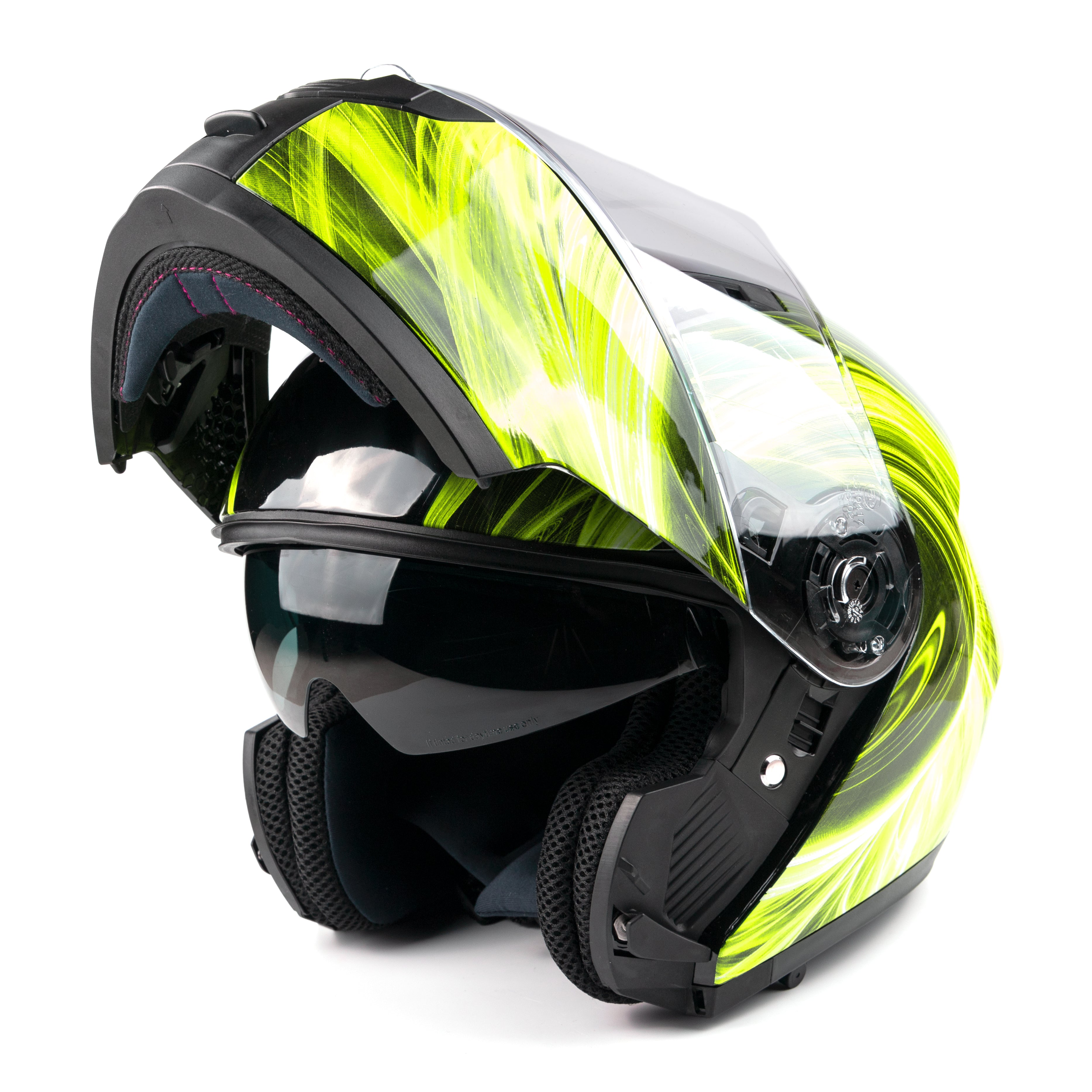 atv helmet with heated visor