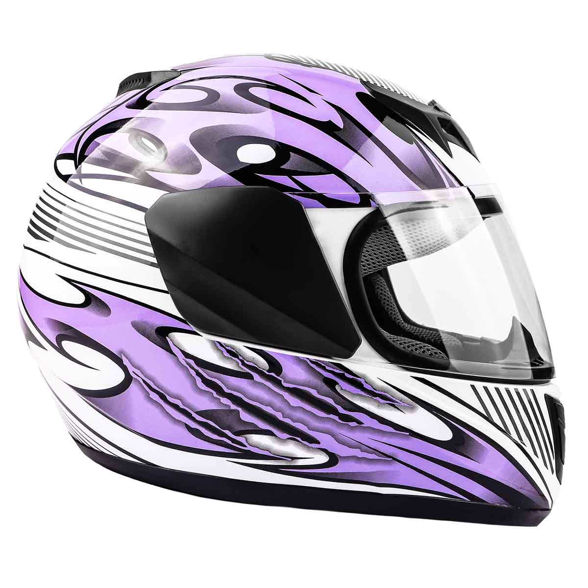 youth open face helmet