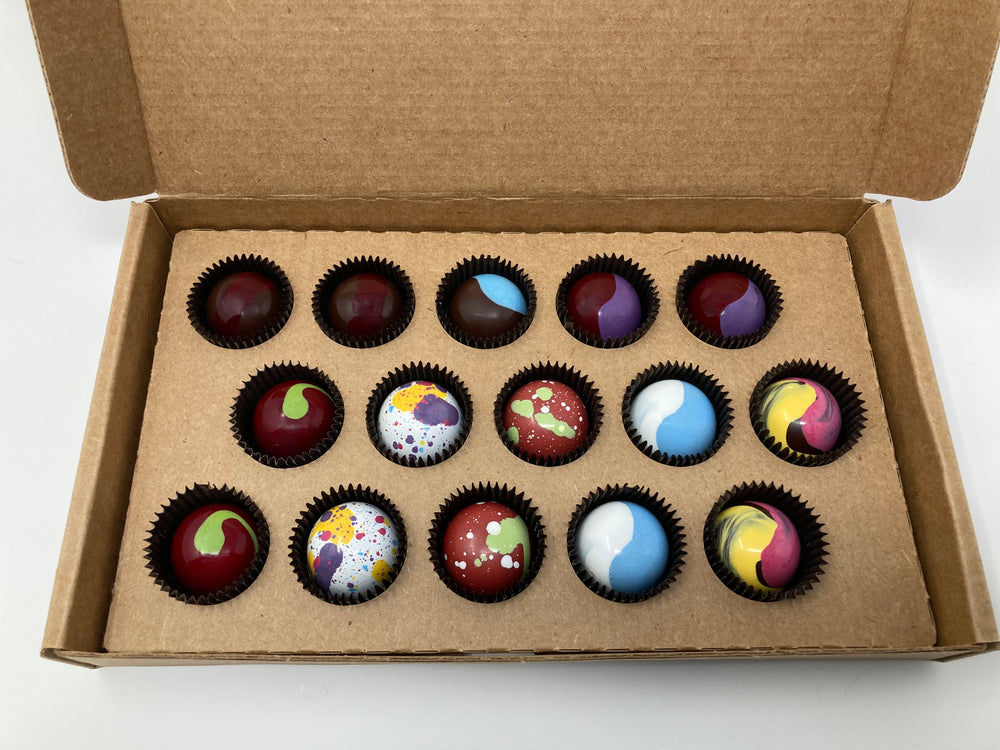 25 Piece Vegan Favorites Bonbon Box – Naked Chocolate