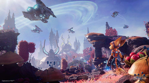 Ratchet and Clank PS5 Rift Apart Insomniac Landscape