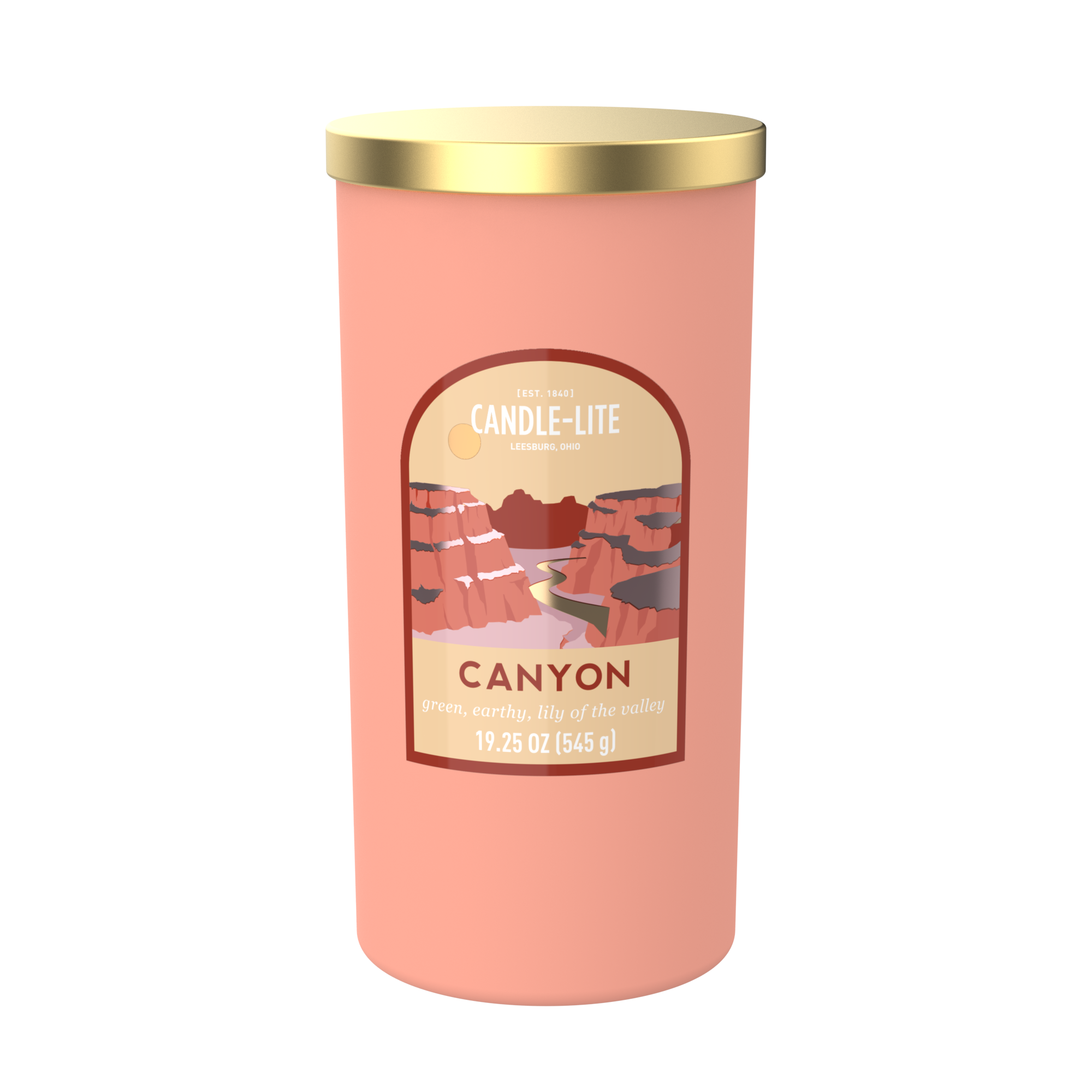 Canyon 19.25oz Jar Candle Candlelite Company