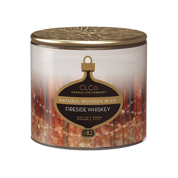 Fireside Whiskey Wooden-Wick 14oz Jar Candle - Candle product image