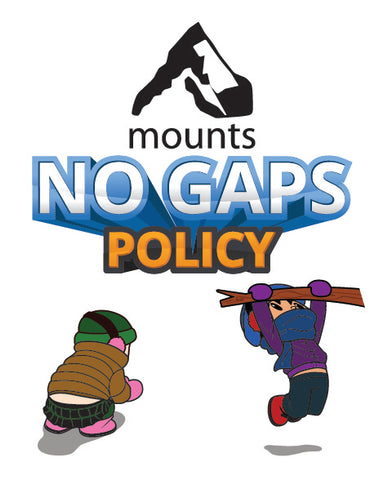 Mounts - No Gaps Policy. What to wear in cold weather. Baby, toddler, Child. Hiking, camping, backpacking, outdoors