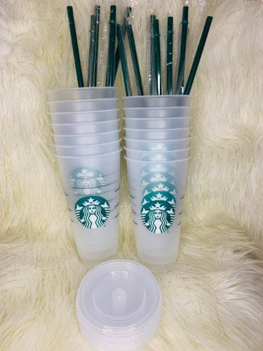 Starbucks Clear Reusable Cup / Plain Starbucks Cup/ Starbucks Blank Cup/ Starbucks  Cup/ Starbucks Tumbler/16oz Cup/24oz Cup 