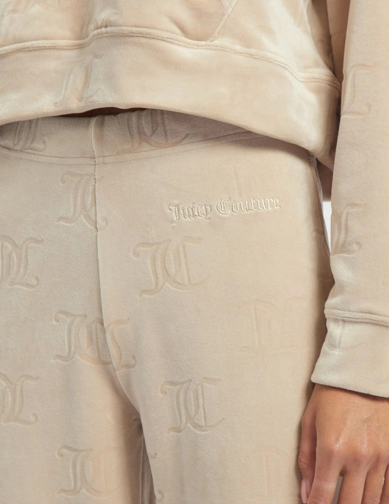 Juicy Couture Pants, leggings Beige Cotton Polyester ref.888233