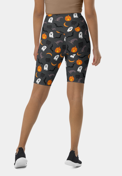 Halloween Biker Shorts - SeeMyLeggings