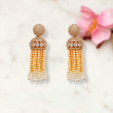 Women's Dangle Earrings Gold Plated Water Drop Shell Crystal Drop Dangle  Earrings for Cocktail Bridal Earrings Fashion Jewelry - AliExpress