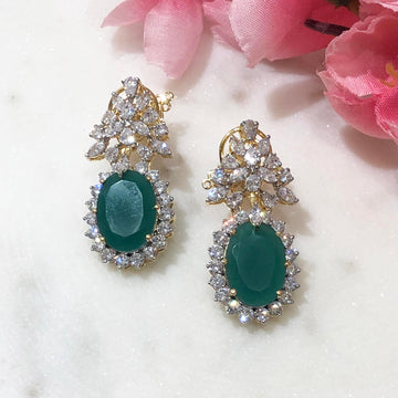 Buy Emerald Corundum Earrings Apatite Hydro Gemstone Earrings Online in  India - Etsy | Gemstone earrings, Gold drop earrings, Etsy earrings