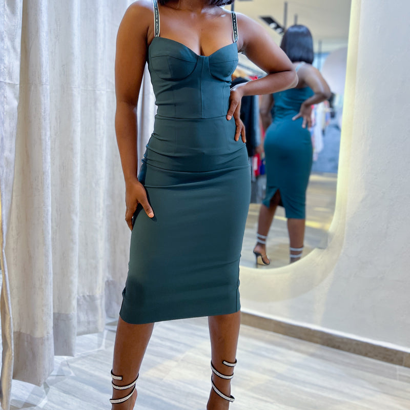 Francine Green Bodycon Dress – Besaz