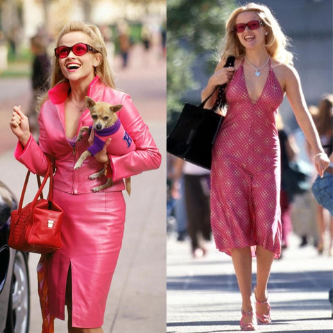 Reece Witherspoon as Elle Woods Legally Blonde iconic pink looks