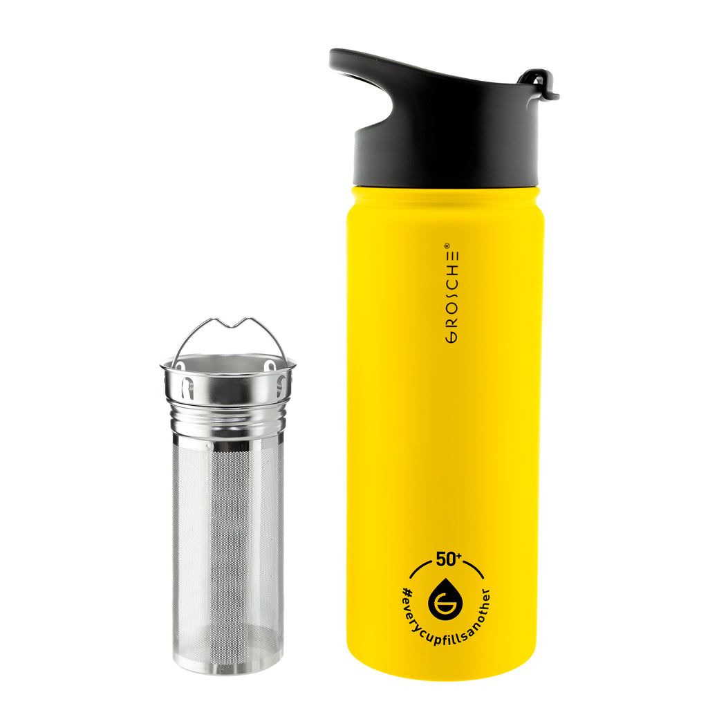 Chicago Steel Insulated Tea Infuser Bottles - Sheffield Spice & Tea Co