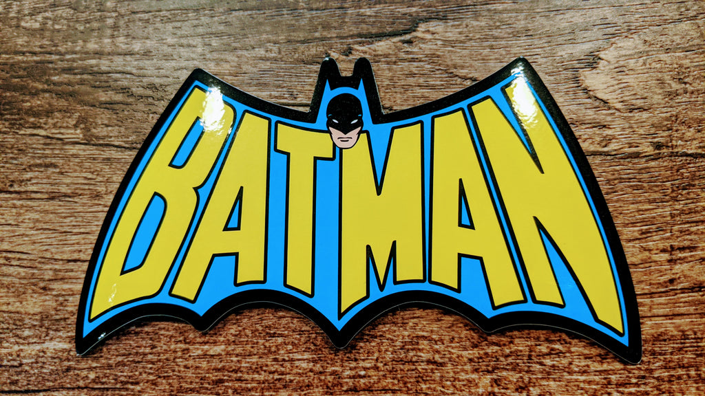 Batman '60s era Bat Logo Sticker Decal 