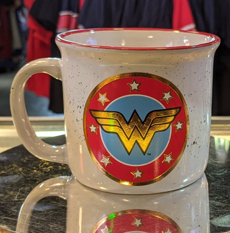 Wonder Woman Sword and shield Glitter Acrylic Travel Cup with