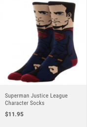 Superman Justice League Socks