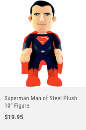 Man of Steel 10" Superman Plush Figure