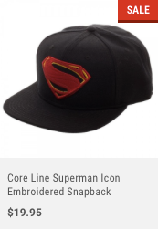 Superman Logo Snapback Hat