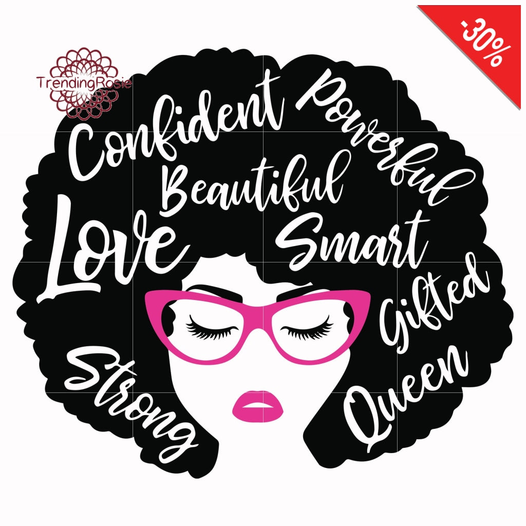 Download Unbothered Black Girl Svg Afro Woman Svg African American Woman Svg