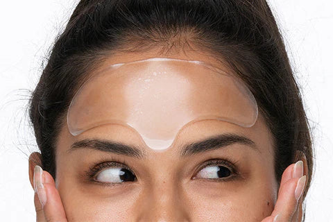 Silicone face patch anti-wrinkle-reusable washable