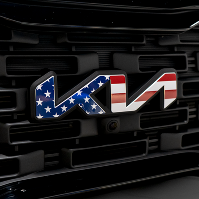 2022 Kia Telluride American Flag Emblem Overlays