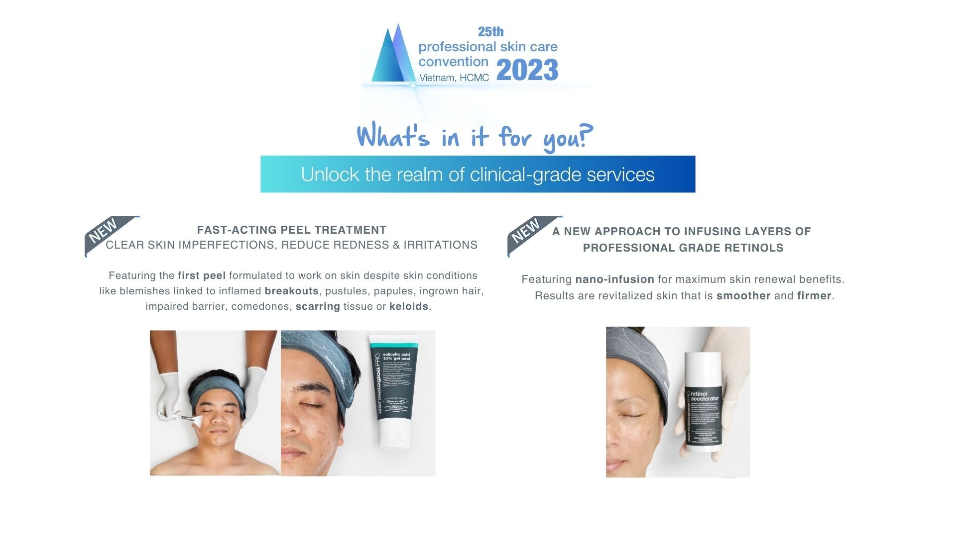 the professional skincare convention 2023 in ho chi minh dermalogica dermal essentials idi