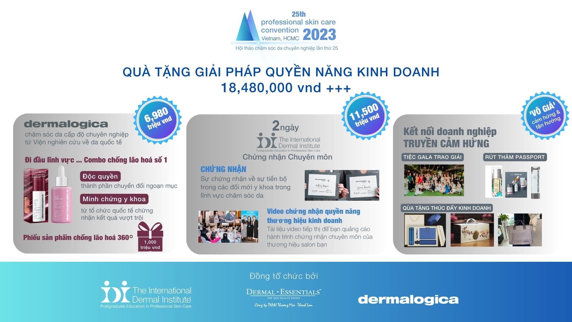 hoi thao cham soc da chuyen nghiep lan thu 25 2023 tai ho chi minh dermalogica dermal essentials idi