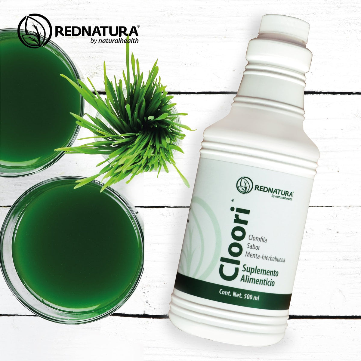 Cloori RedNatura Frasco con 500ml, para ambos sexos – Nutrición Health