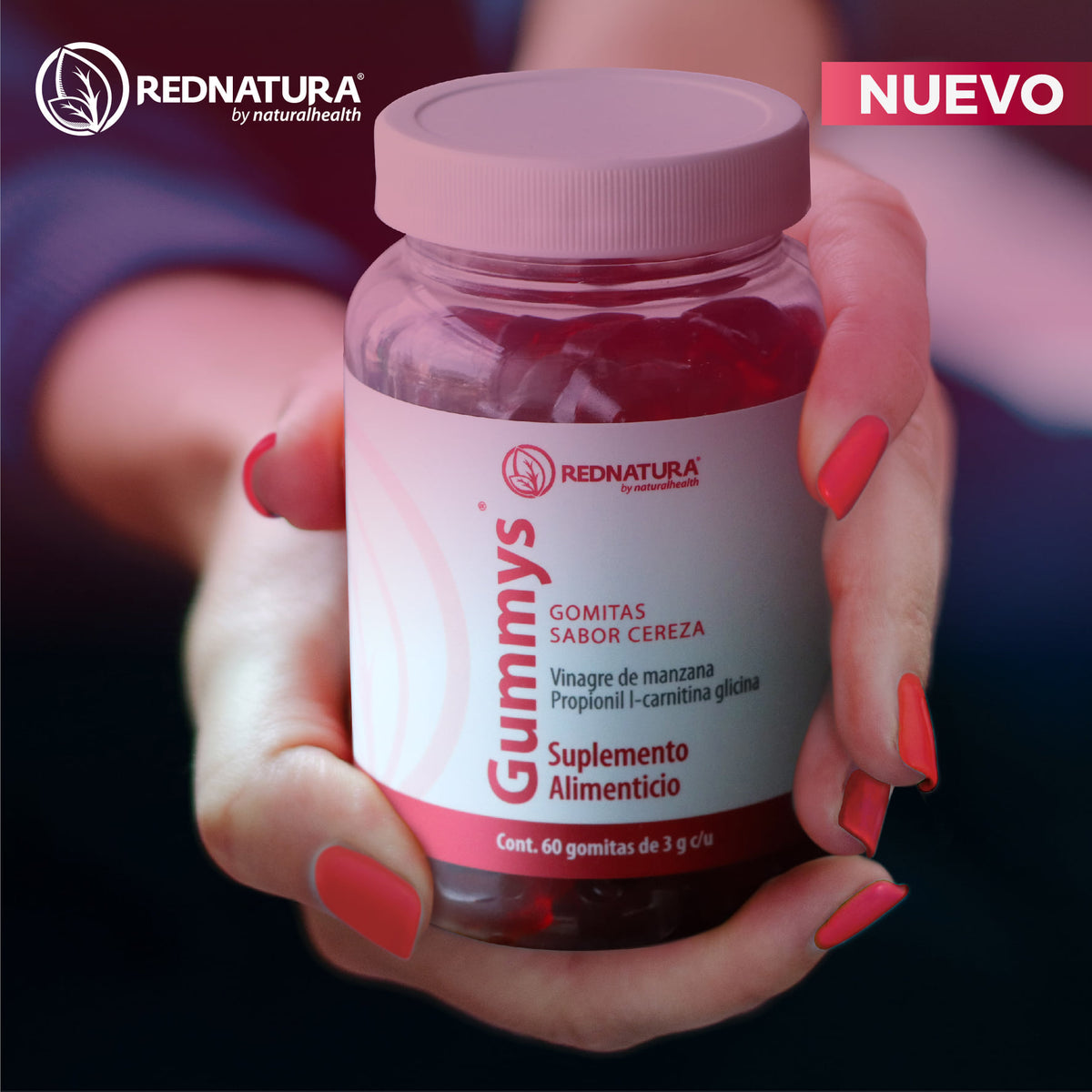 Gummys Red Natura Frasco con 60 gomitas – Nutrición Health