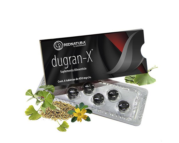 Dugran-X Red Natura Caja con 6 tabletas, para hombre – Nutrición Health
