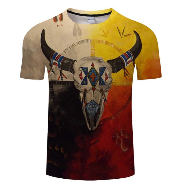 Wall Color Bull T-Shirt