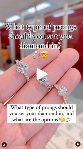 Diamond Engagement Ring Prong Video