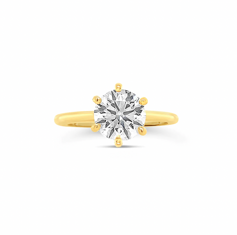 CLASSIC SIX PRONG SOLITAIRE ENGAGEMENT RING