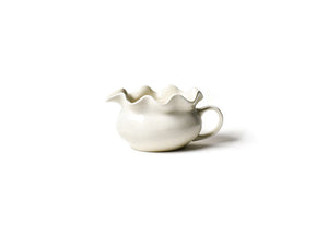 Signature White Ruffle Gravy Boat - Welcome Home