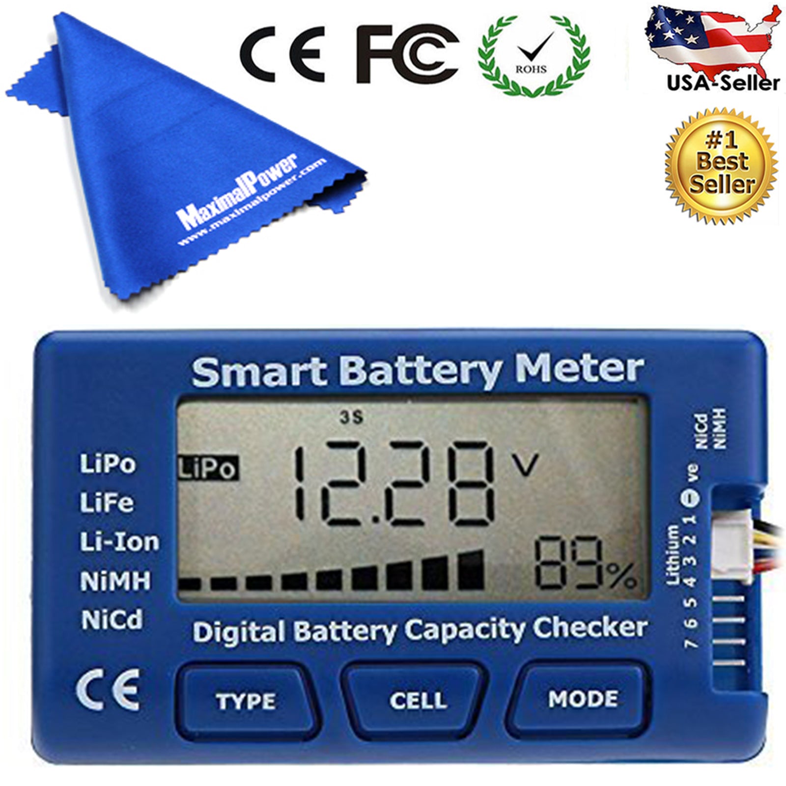 Battery meter. Smart Battery Tester. Измеритель баланса. Smart Battery Meter инструкция на русском языке.