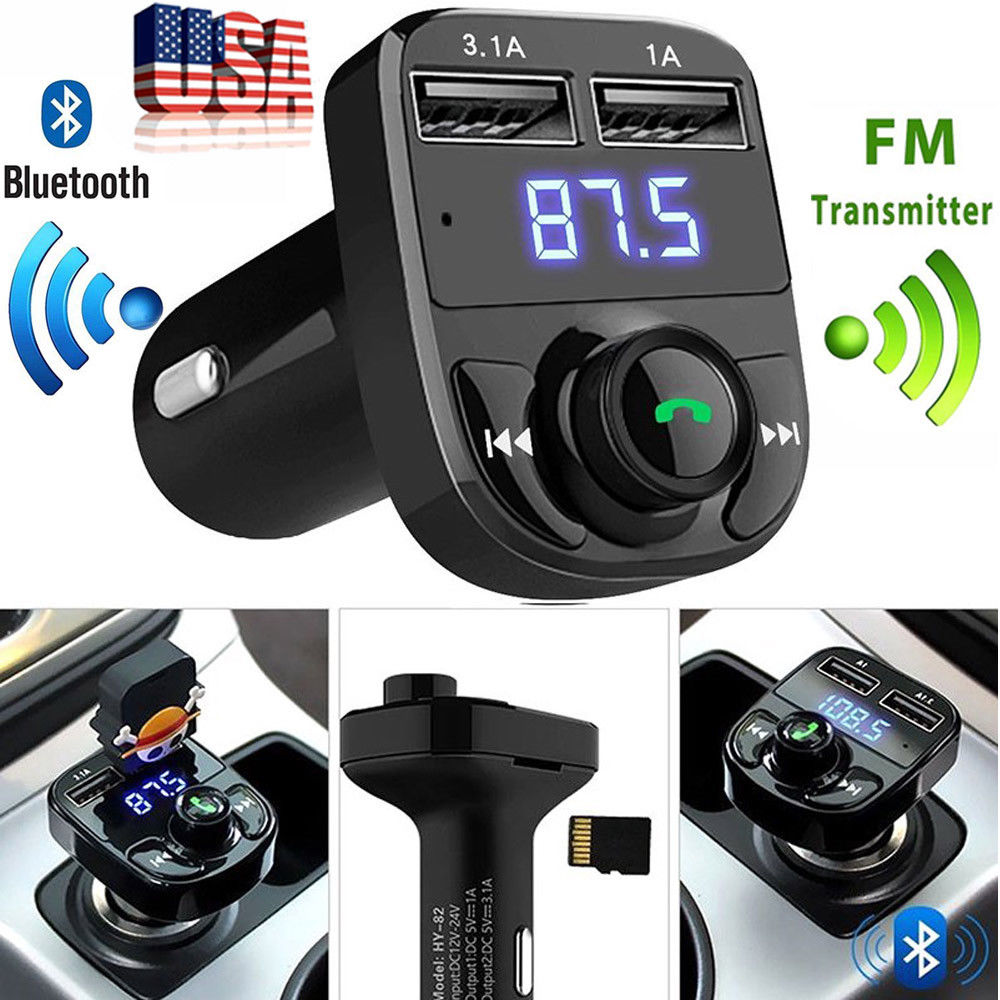 Bluetooth Car Kit FM Transmitter Radio USB – MaximalPower