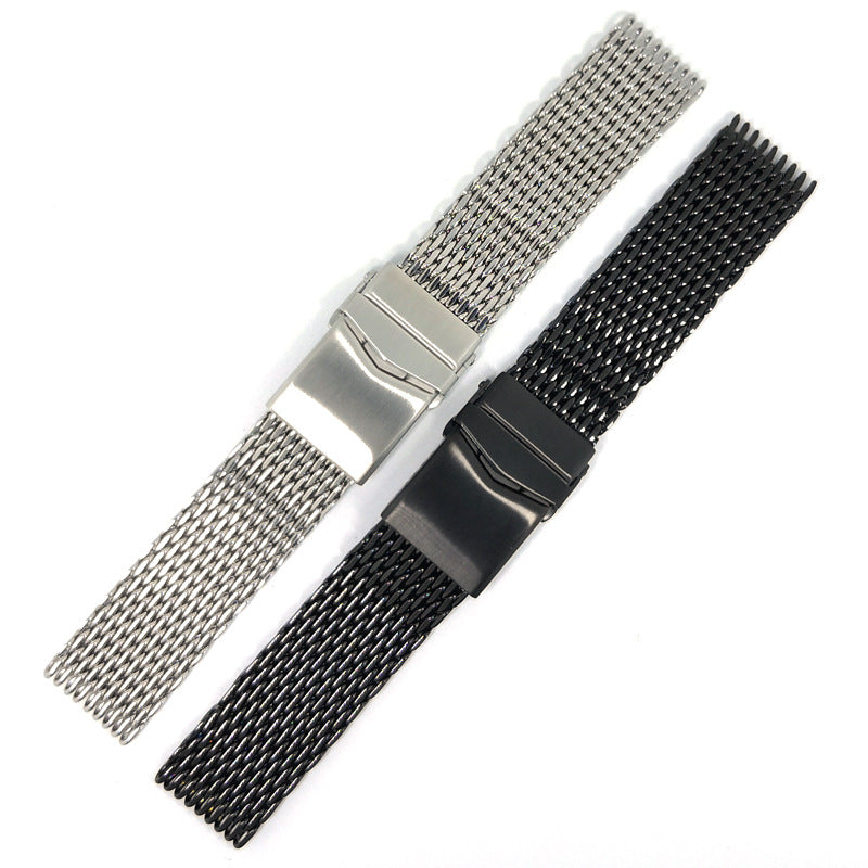 stainless steel mesh bracelet watch strap