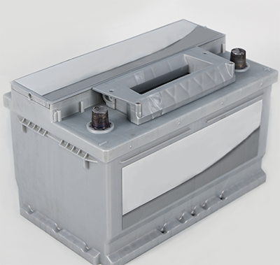A gray Absorbent Glass Mat battery box