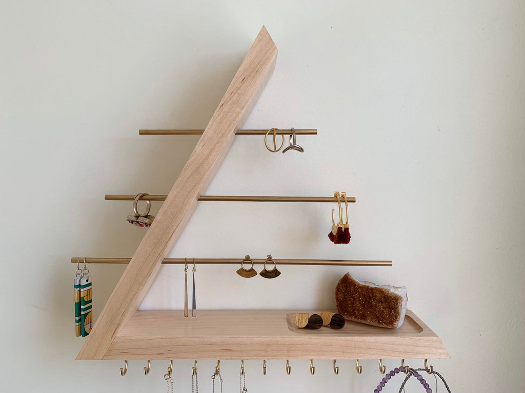 Hardwood Jewelry Organizer stand – FigureGrain