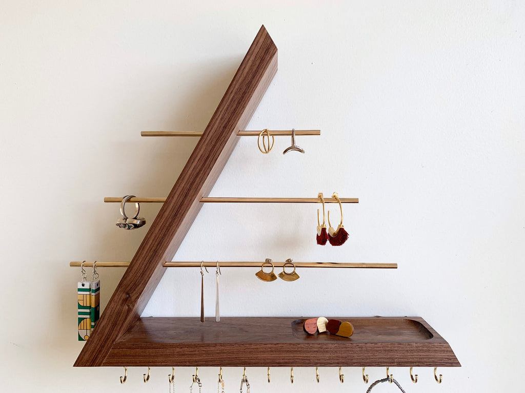 Hardwood Jewelry Organizer stand – FigureGrain