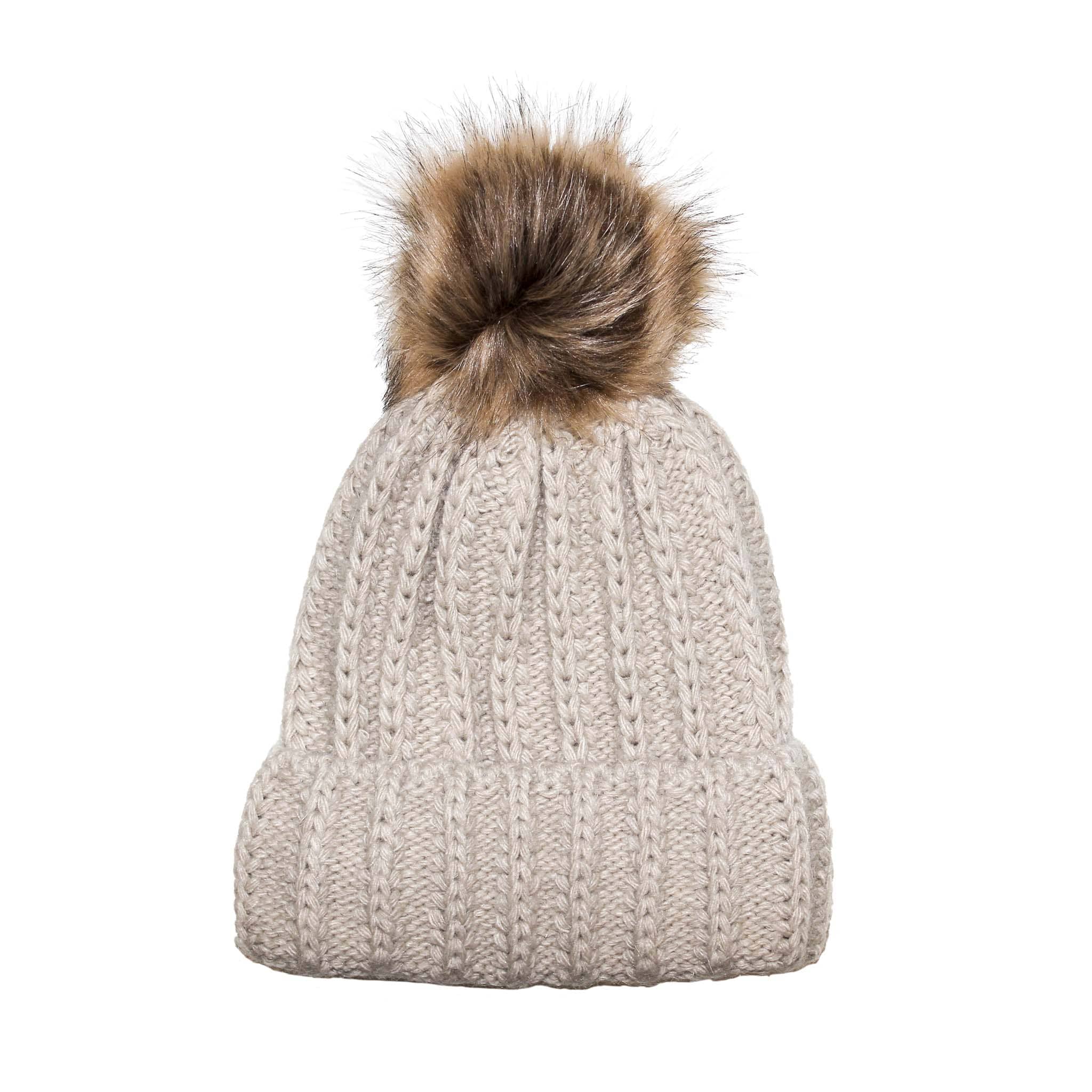 Fisherman Stitch Pom Pom Hat – Aran Traditions