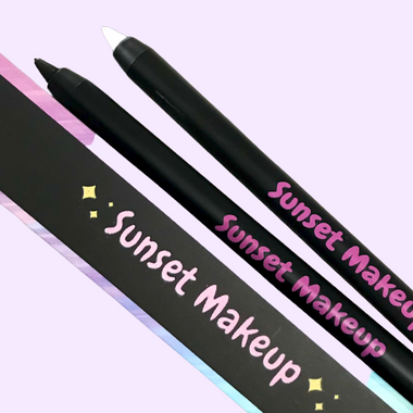 Our Sunset Makeup NEW Water Activated Eyeliner 💦 #colorfuleyeliner #e, Sunset Makeup