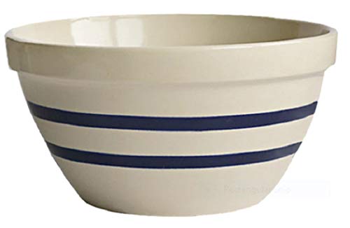 Heritage Blue Stripe Stoneware Mixing Bowls (Set of 4)