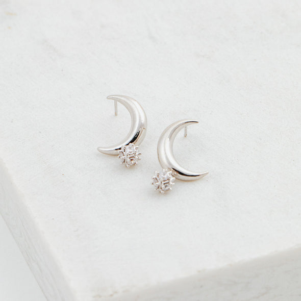 Lover's Tempo Lunar Crescent Earrings