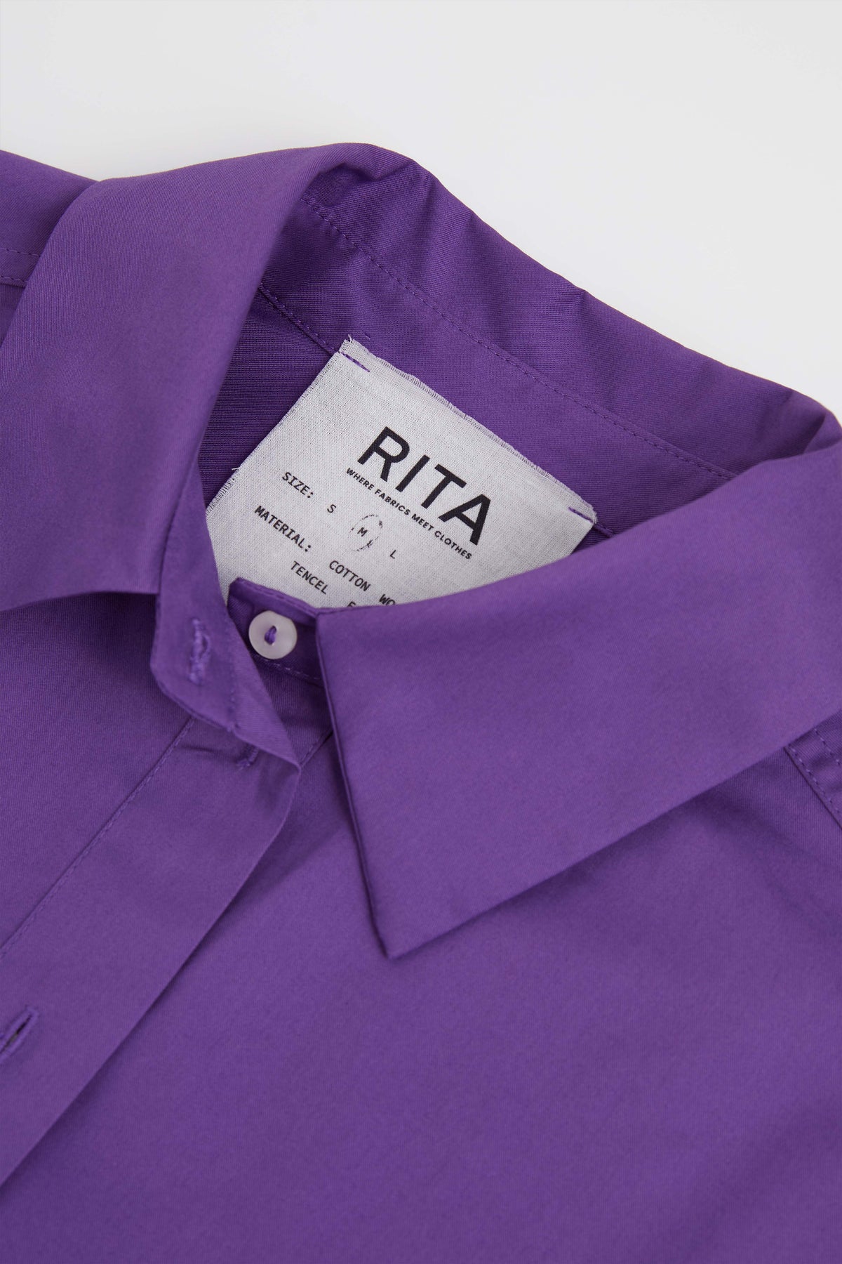 Oversized organic cotton poplin shirt - Ref11073 – ATIR BCN