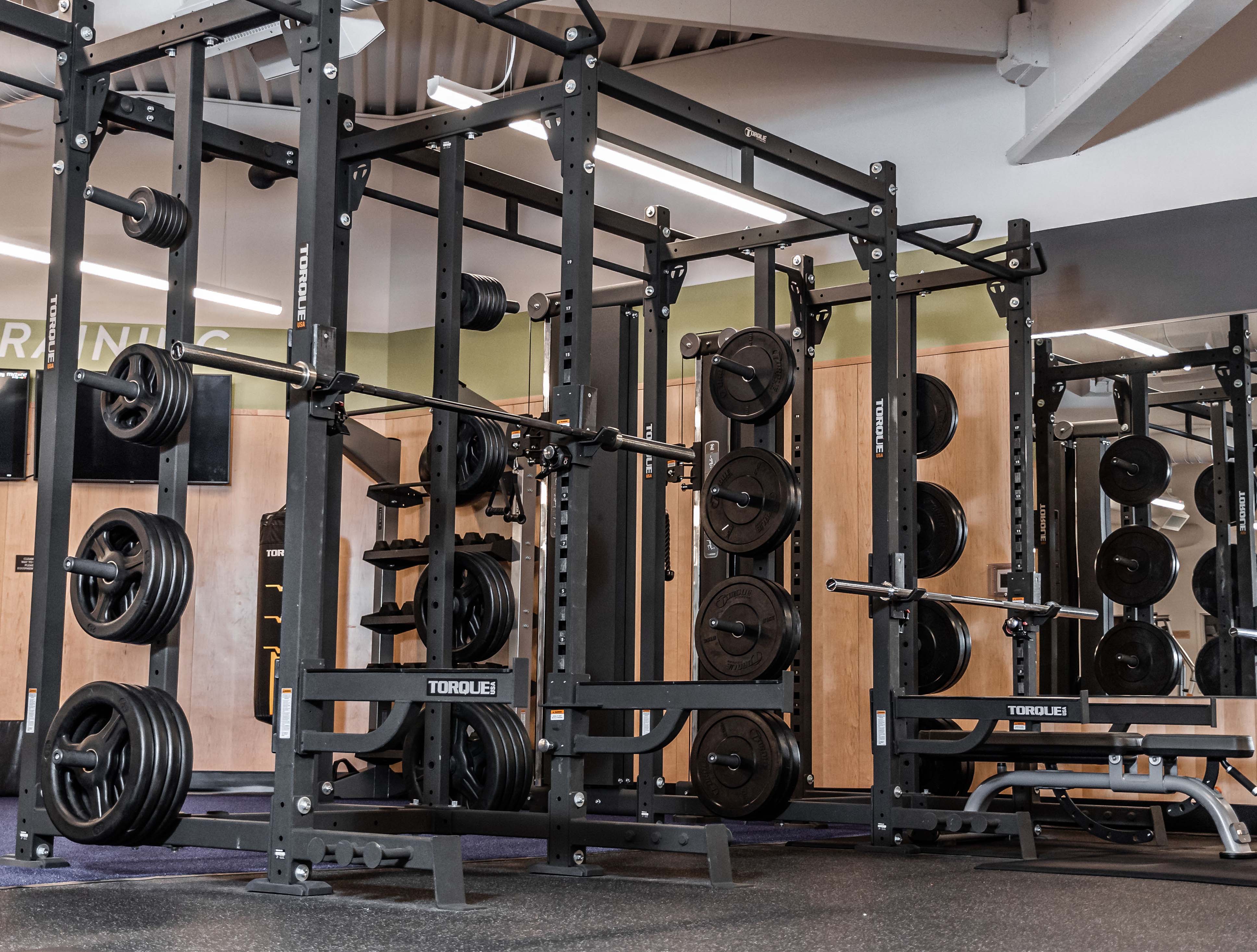 Torque Fitness-High Squat Rack with Weight Storage