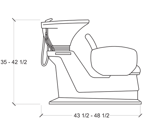 Takara Belmont Six40 Series Backwash System SH640M