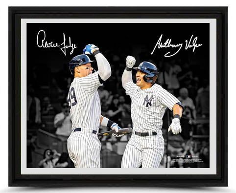 Aaron Judge Signed 62nd Home Run Authentic Ticket Display - Framed (Fa – DAS