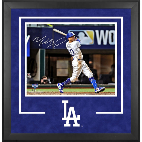 Mookie Betts Los Angeles Dodgers Autographed Baseball Shadow Box