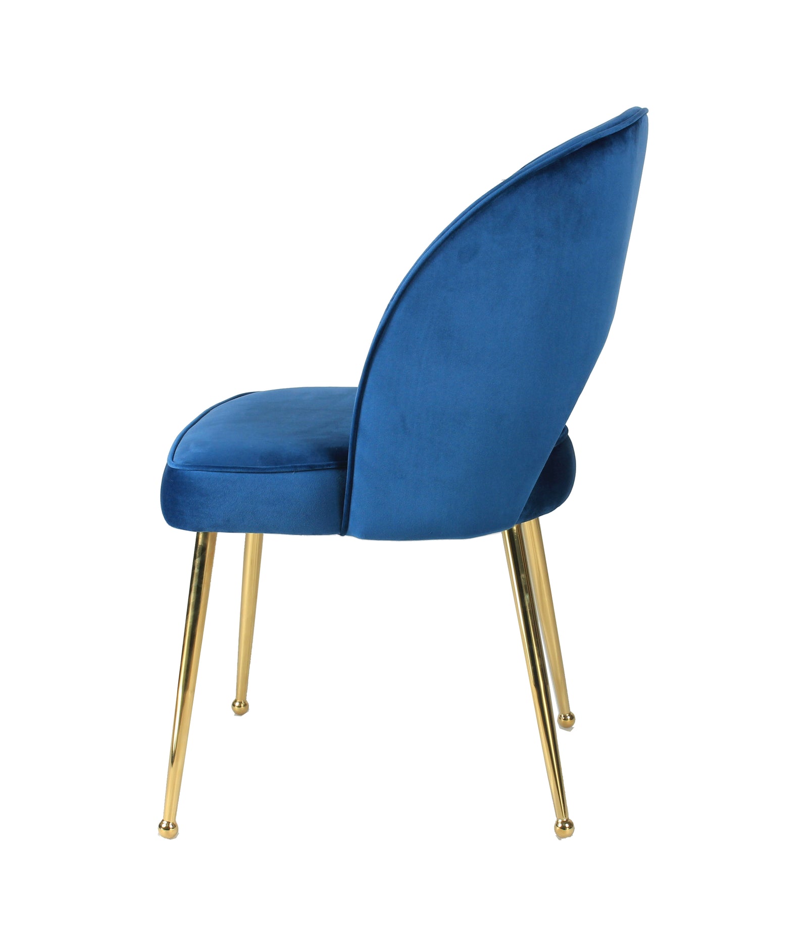 Set of 2 Royal Blue Accent Chairs